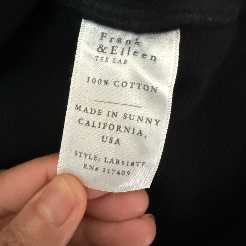 Frank & Eileen Effie Long-Sleeve Funnel Neck Triple Fleece Capelet large NWOT - Picture 7 of 8
